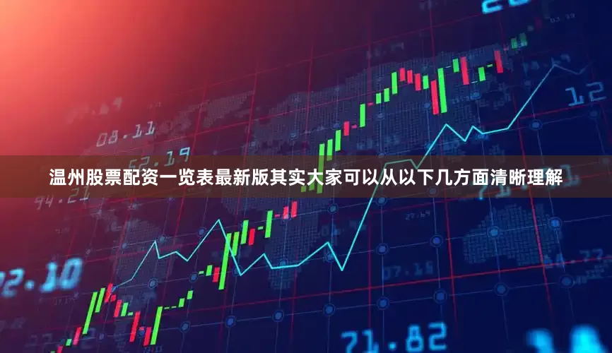 温州股票配资一览表最新版其实大家可以从以下几方面清晰理解